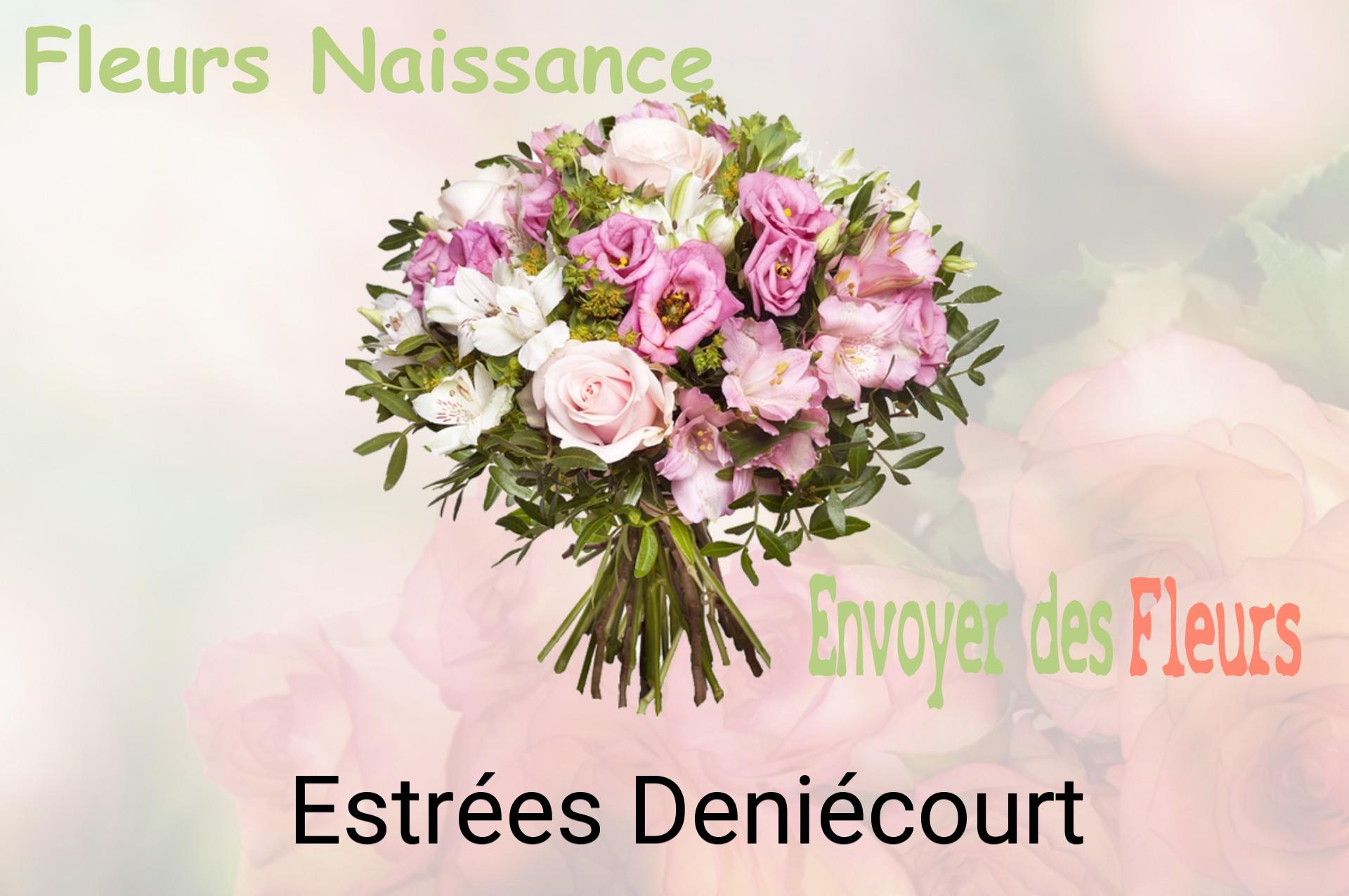 Bouquet de fleurs de naissance livré à Estrées-Deniécourt